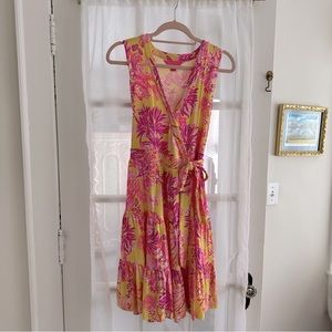 Lilly Pulitzer Stunning Wrap Dress 🌴🩷